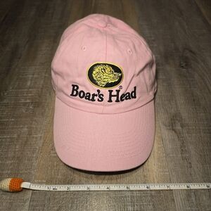 Boar's Head Pink Embroidered Logo Baseball Cap